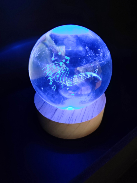 Hologram ball - Music - with color change